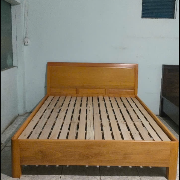 Giường ngủ gỗ đinh hương vạt thường 1.8mx2m