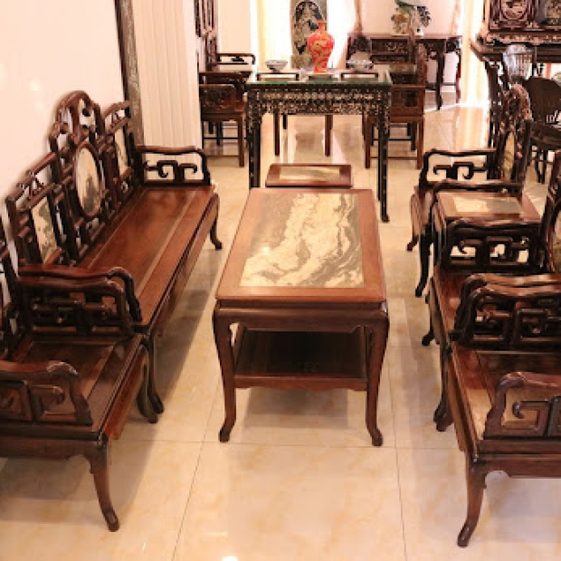 Bàn tiếp khách gỗ tự nhiên