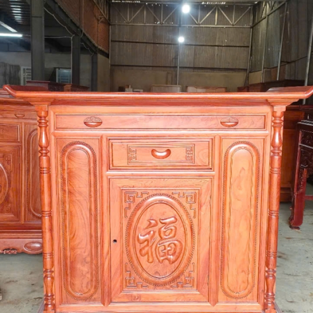 Tủ thờ gỗ hương 127*61*127