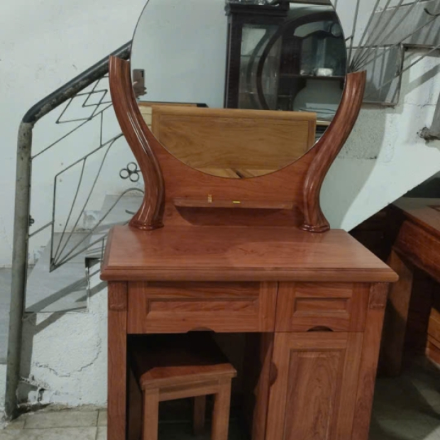 Bàn trang điểm gỗ hương đá 80cm
